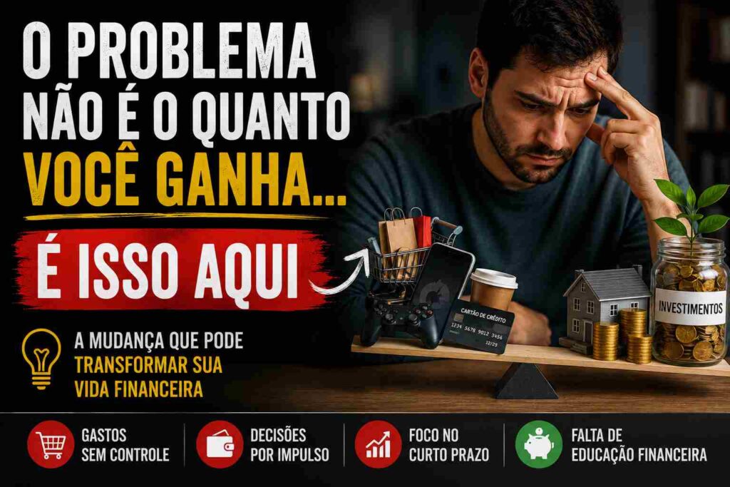 O problema não é o quanto você ganha… é isso aqui